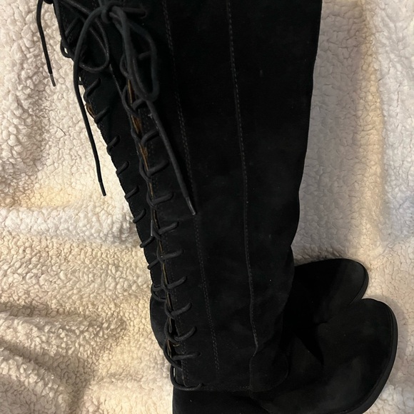 Black Suede Sofft Sharnell waterproof boots - Picture 4 of 4